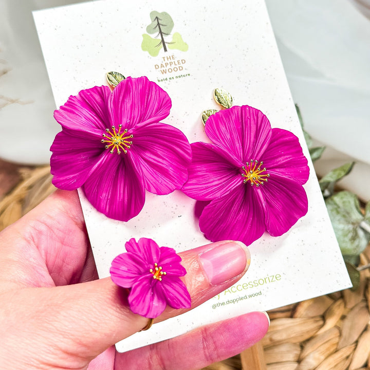 Isadora - Floral Adjustable Cocktail Ring