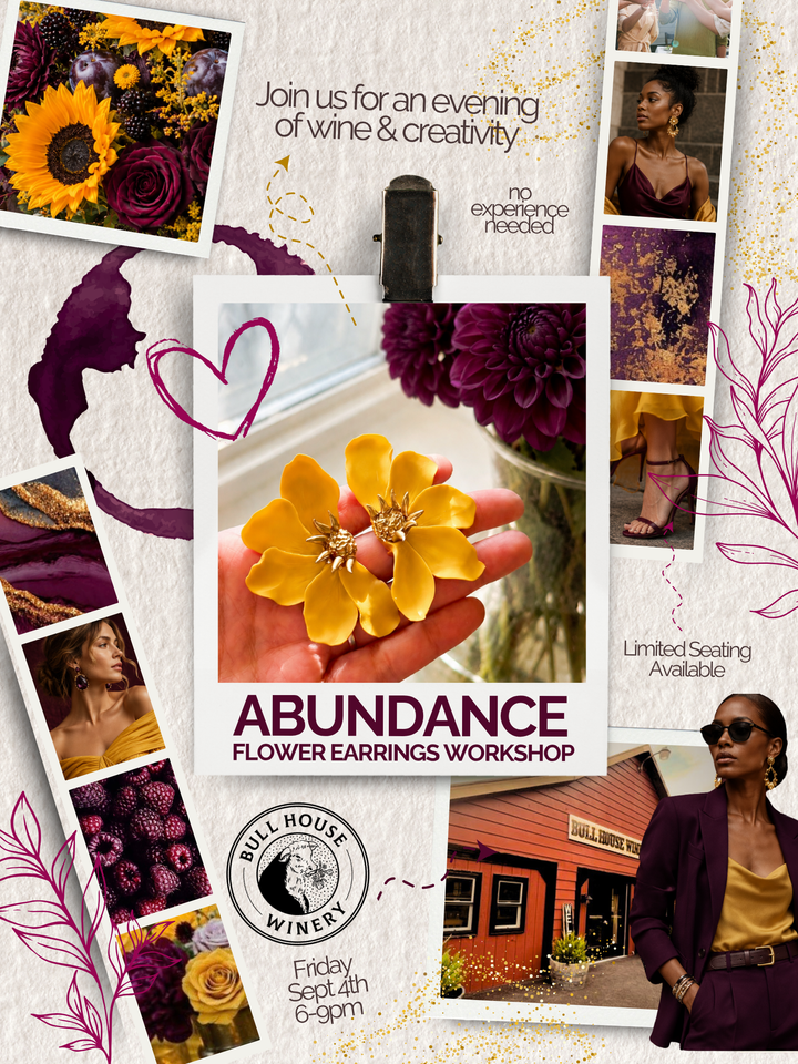 Abundance - Late Summer Floral Earrings Workshop