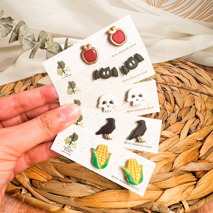 Falloween - Halloween &amp; Fall Stud Earrings