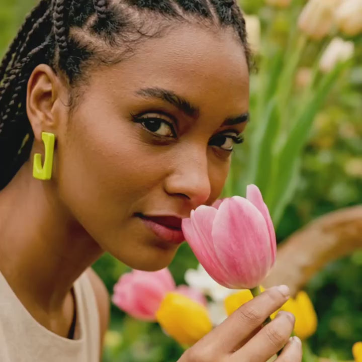 Roxie - Chunky Square Hoops