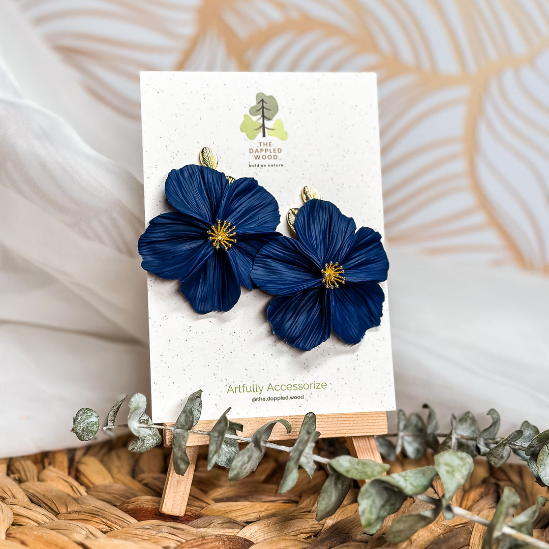 Flora - Fall Jewel Tone Flower Earrings