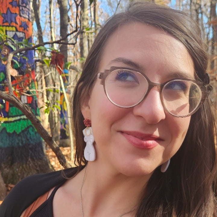 Frenchie - Female Figure Statement Earrings