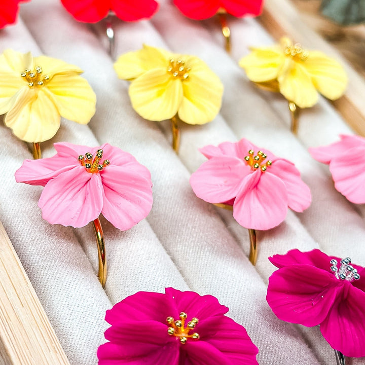 Isadora - Floral Adjustable Cocktail Ring