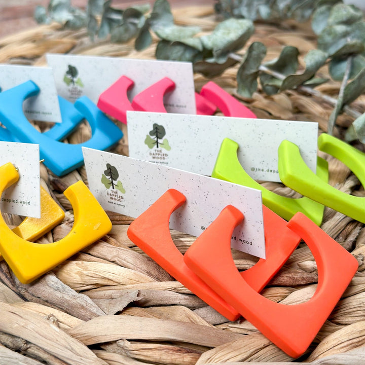 Roxie - Chunky Square Hoops